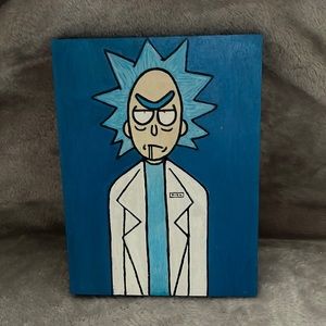 Rick and Morty “RICK” Canvas Painting